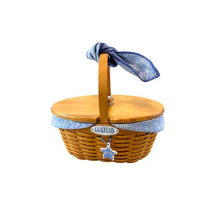 2000 Collectors Club Century Celebration Basket w/Liner Protector Lid & Tie-On